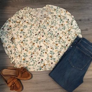 Lucky brand floral top